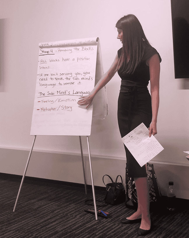 Nikki Presenting in Workshop